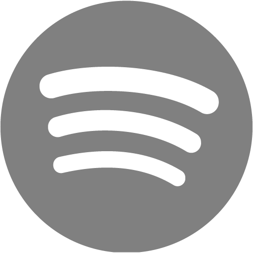 Grey Download Symbol Spotify